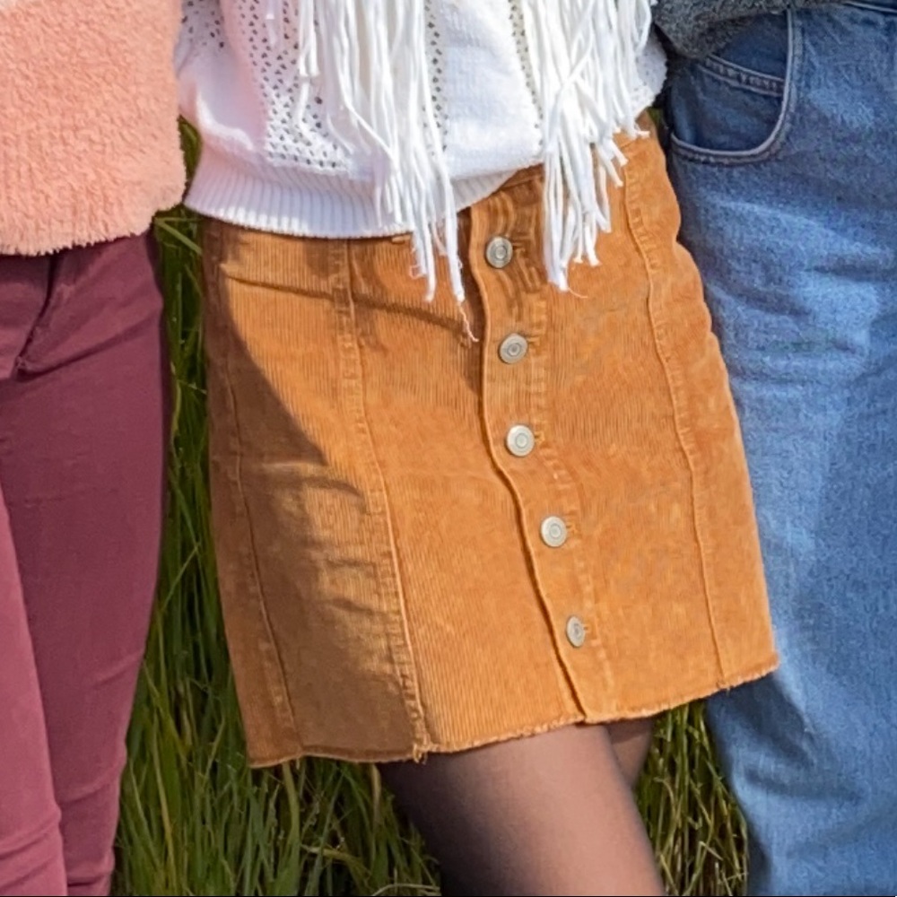 Corduroy skirt
